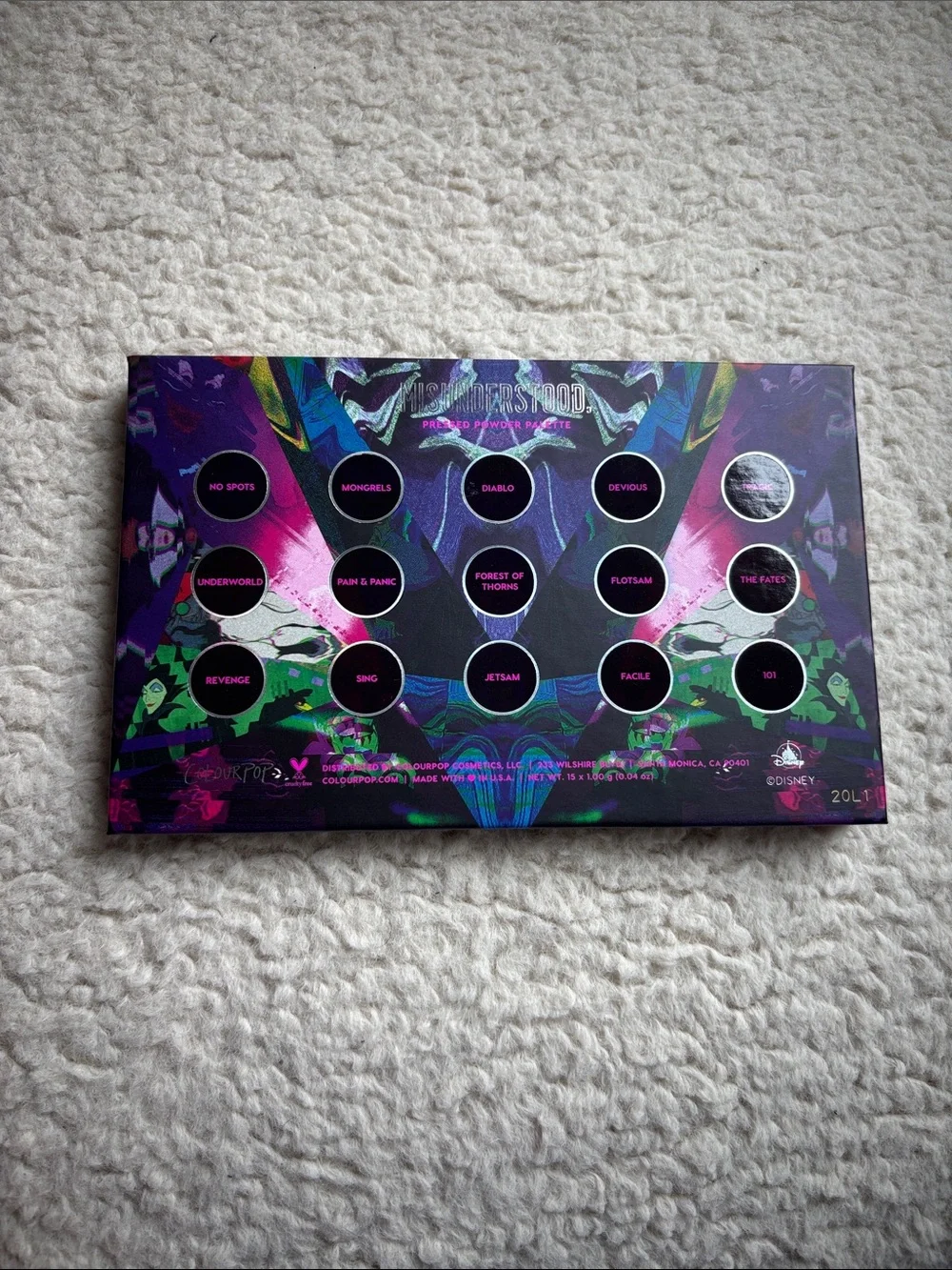Colourpop disney villains